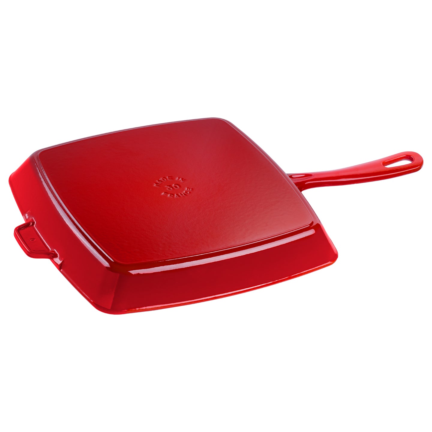 Staub Square American Grill Pan / Cherry