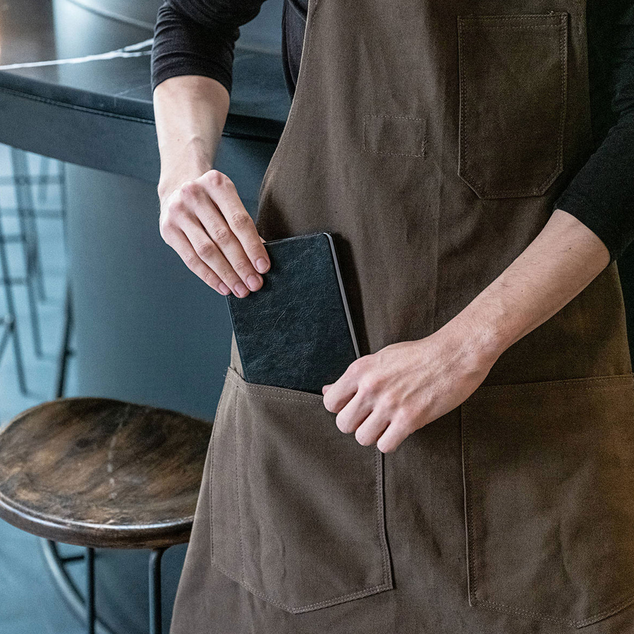 Stone The Chef's Notebook / Pack of 6 / Black