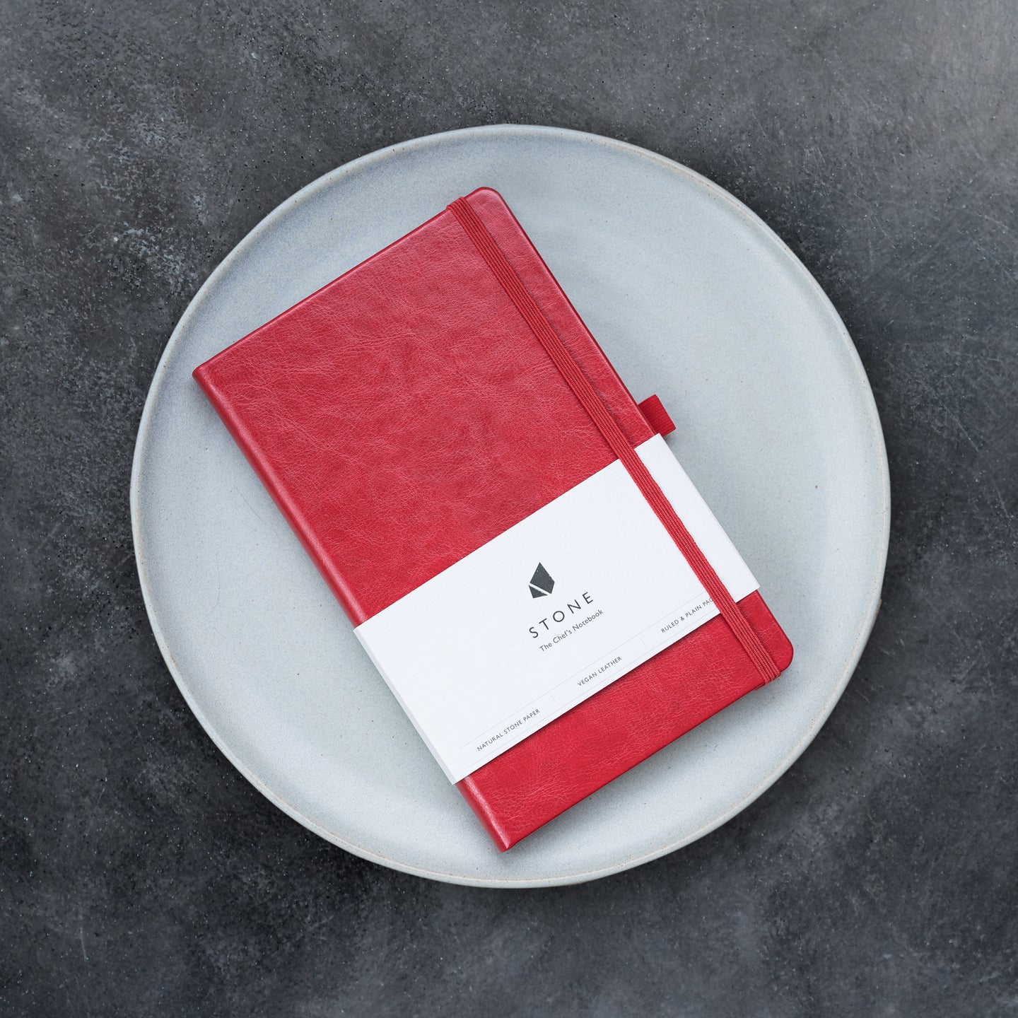 Stone The Chef's Notebook / Pack of 3 / Red