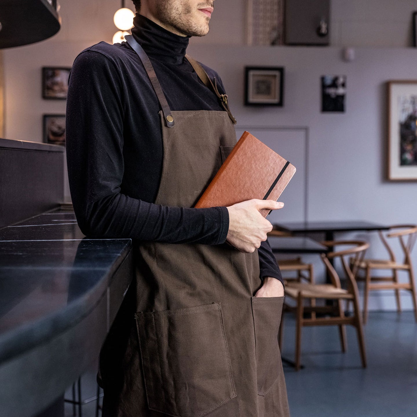Chefs Note Book Stone The Chef's Notebook / Pack of 3 / Tan Brown – Borough Kitchen