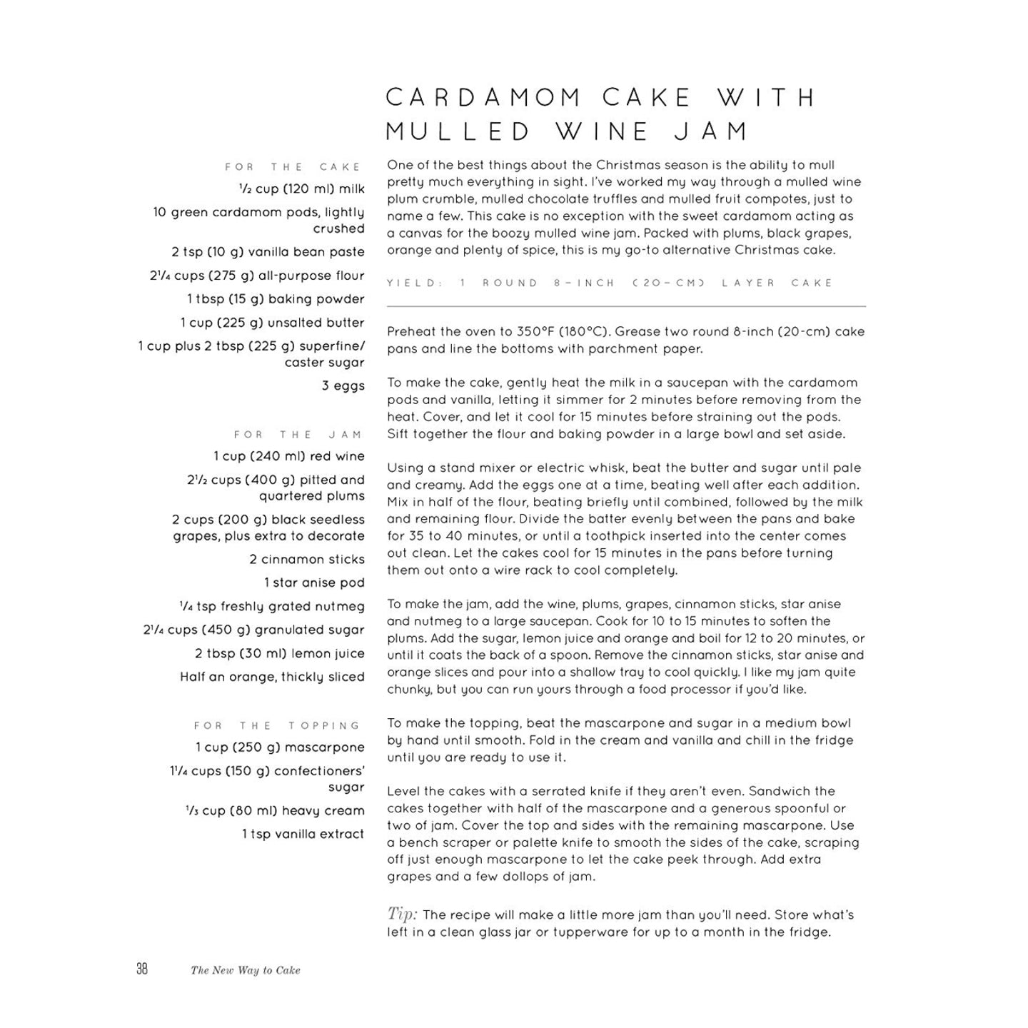 The New Way to Cake Cookbook **