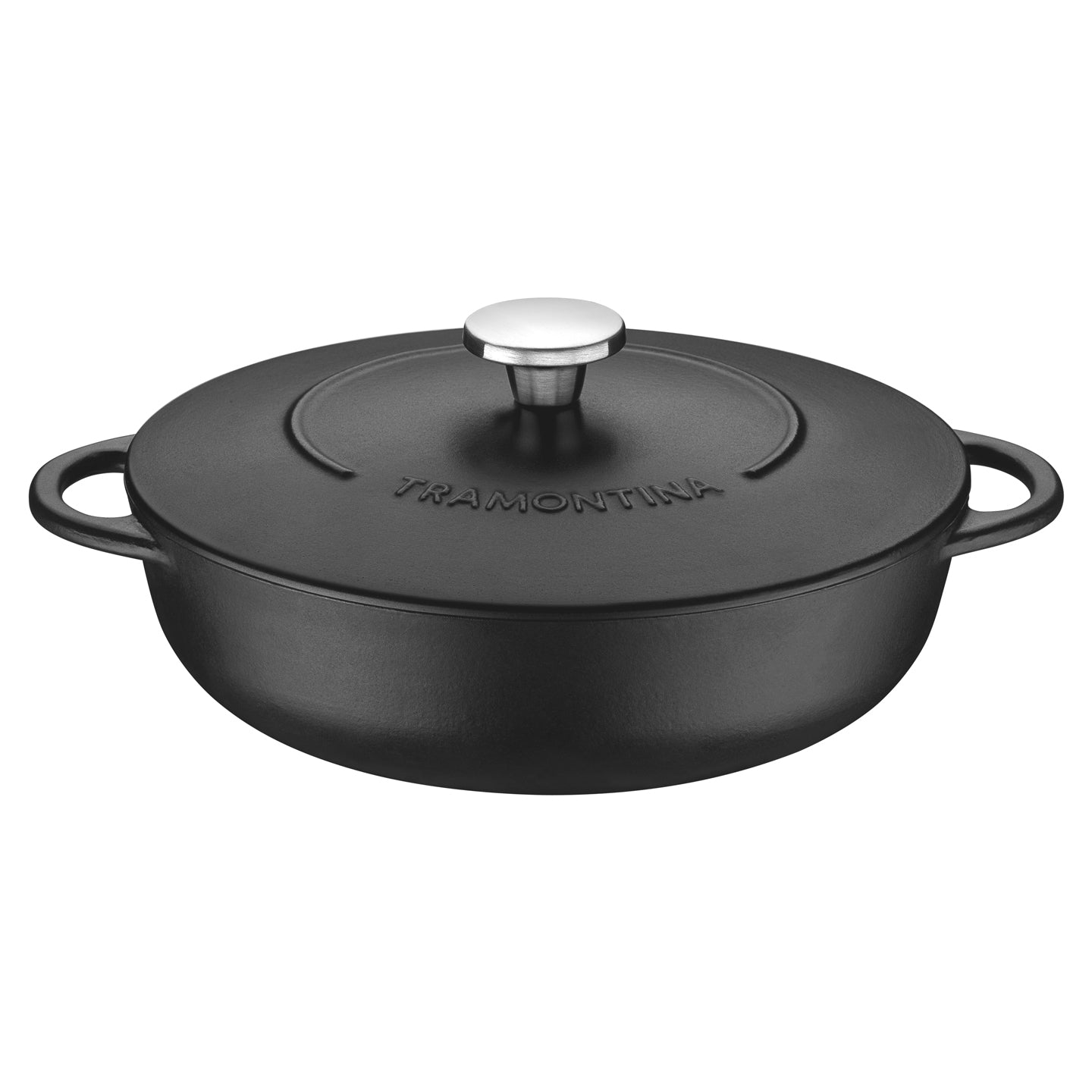 Tramontina Enamelled Cast Iron Saute Casserole / Black