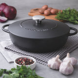 Tramontina Enamelled Cast Iron Saute Casserole / Black