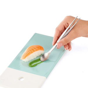 Triangle Chef Tasting Spoon & Tweezers