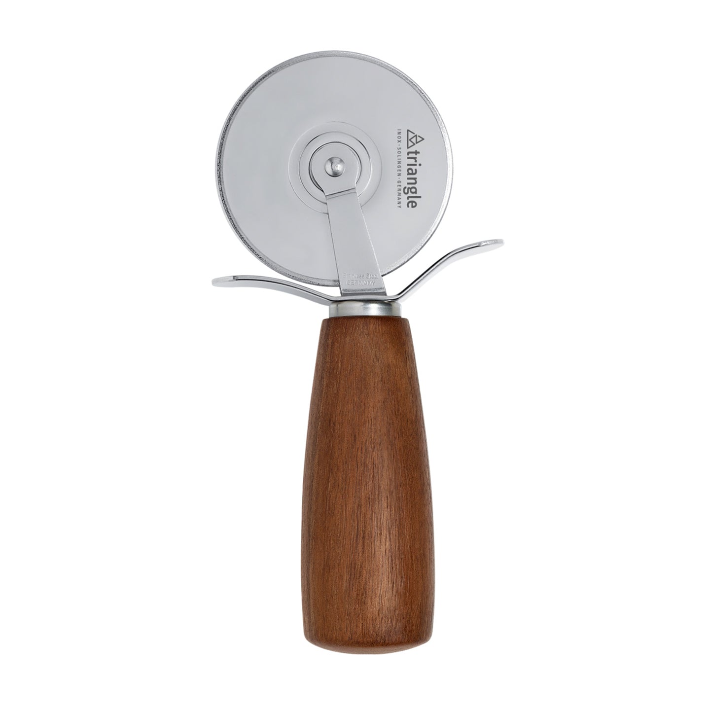Triangle Pizza Cutter / 7cm / Walnut Wood Handle – Borough Kitchen