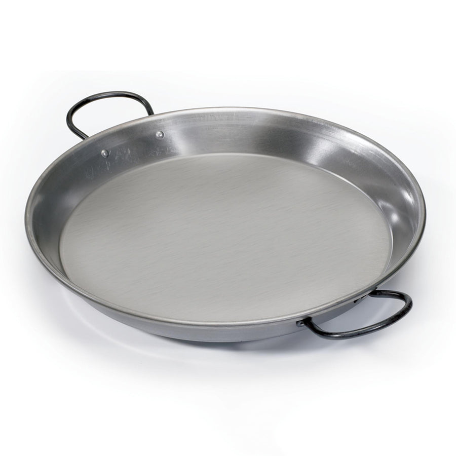 BK Steel Carbon Steel Paella Pan, 15, Cast Iron, Gets Nonstick