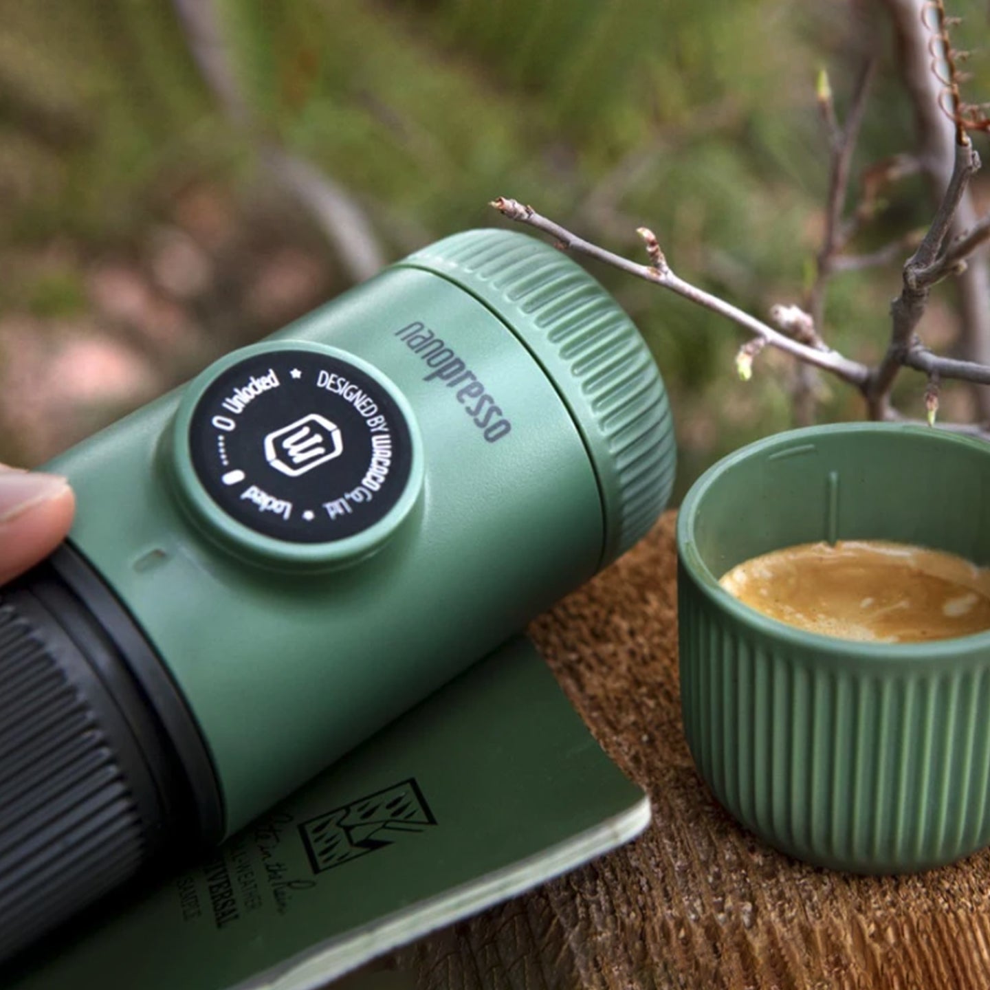 Wacaco Nanopresso Elements / Moss Green / With Case