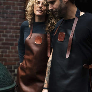 Witloft Leather Apron Classic / Regular / Black and Cognac