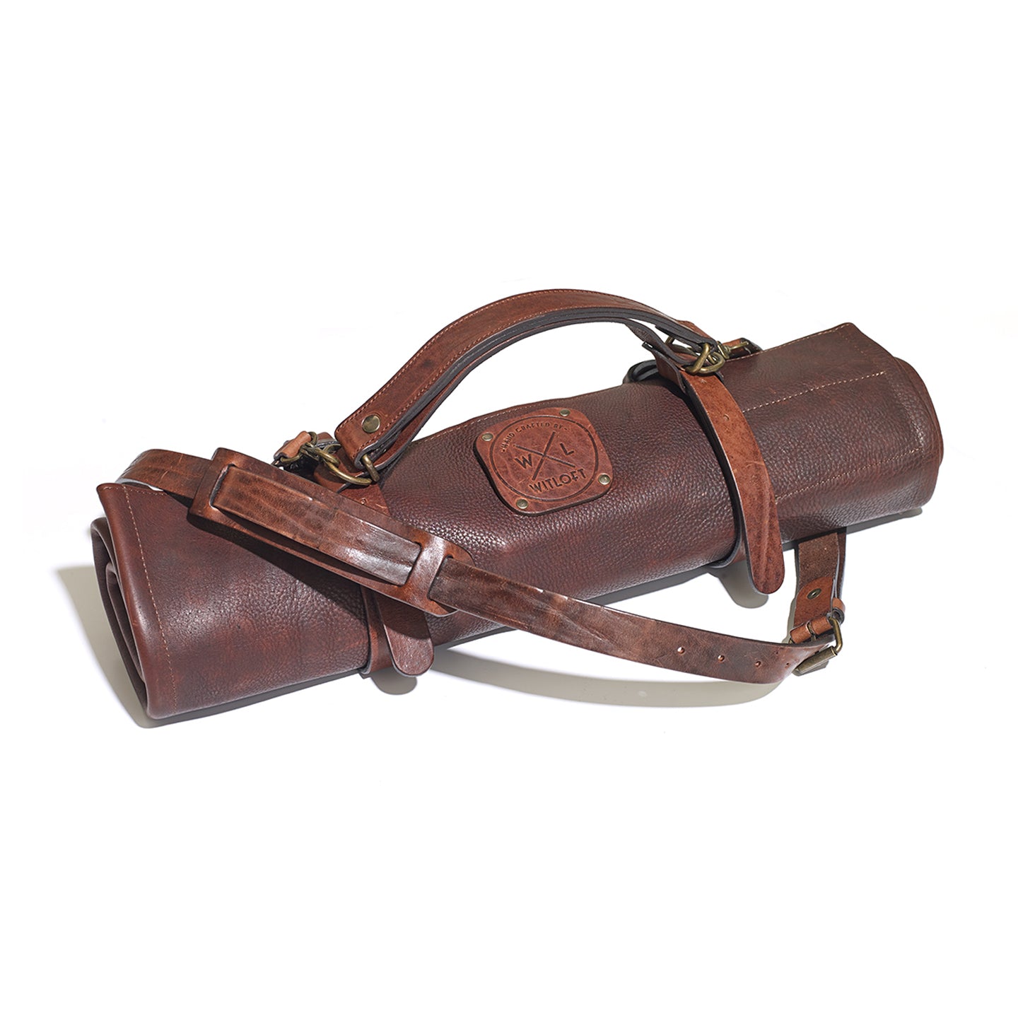 Witloft Leather Knife Roll / 5 Pocket / Dark Brown