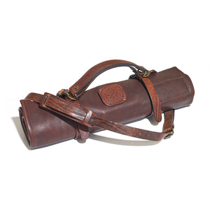 Witloft Leather Knife Roll / 9 Pocket / Dark Brown *