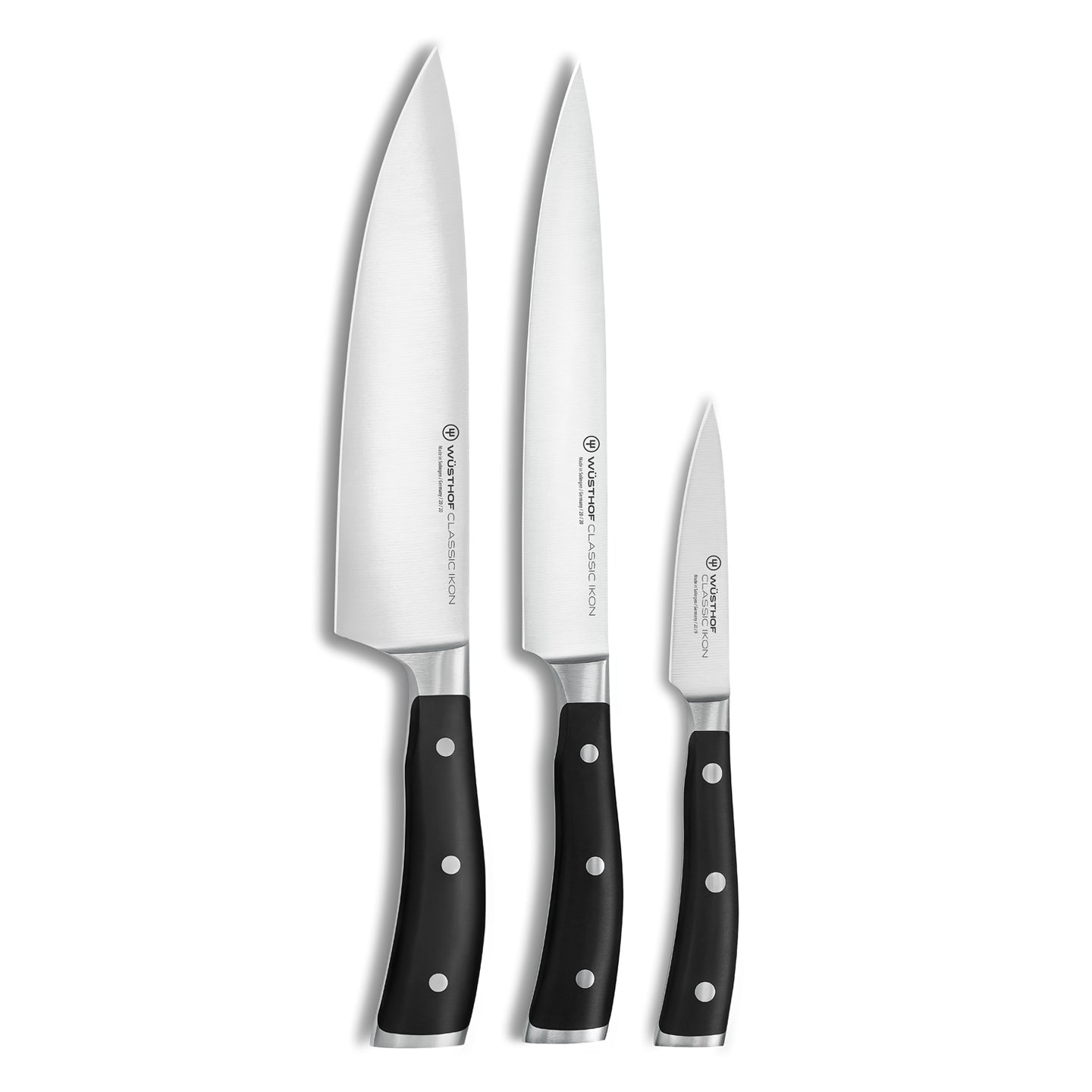 WÜSTHOF Classic Ikon 3 Piece Chef' s Knife Set