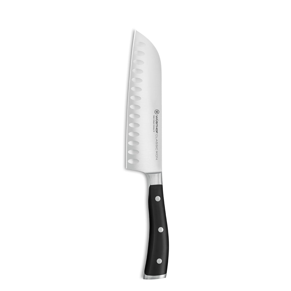 WÜSTHOF Classic Ikon Santoku Knife with Hollow Edge / 17cm