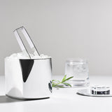 Stainless Steel Ice Bucket with Tongs *
